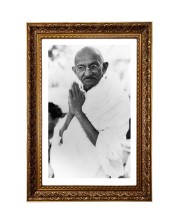 Mahatma Gandhi Big Photo Frame - 20x28 Inches For Home,Temple & Office Decoration (F11263)