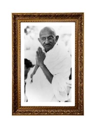 Mahatma Gandhi Big Photo Frame - 20x28 Inches For Home,Temple & Office Decoration (F11263)