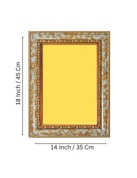 Sant Dnyaneshwar Spiritual Guru Digital Photo In Designer Frame, Size 14x18 Inch | Hindu Religious Picture For Home Temple, Office & Gift | Wall Art & Pooja Decor (F10428)