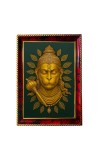 Lord Hanuman Photo Frame For Wall & Table | 7x9 Inch Golden Cherry Finish | Decorative Lord Hanuman Photo Frame For Home, Office & Pooja Room (F11618)