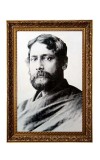Rabindranath Tagore Big Photo Frame - 20x28 Inches For Home,Temple & Office Decoration (F11213)