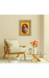 A.C. Bhaktivedanta Swami Prabhupada Spiritual Guru Digital Photo In Designer Frame, Size 10x16 Inch | Hindu Religious Picture For Home Temple, Office & Gift | Wall Art & Pooja Decor (F10498)