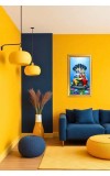 Lord Vishnu & Lakhsmi Digital Golden Color Photo Frame | Hindu Religious Wall Decor | 8x15 Inches - Inspirational Wall Art For Office, Home Decor - Ideal Spiritual Gift (F10215)