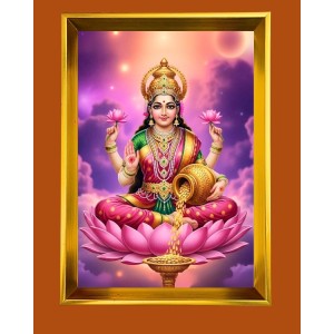Golden Photo Frame - 10x14 Inches | Elegant Wooden Frame For Home, Office & Temple Decoration | Spiritual Wall & Table Decor and Gift Item Golden Photo Frame - 10x14 Inches | Elegant Wooden Frame For Home, Office & Temple Decoration | Spiritual Wall & Table Decor and Gift Item