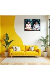 Sri Sri Ramakrishna & Maa Sarada Devi Laminated Photo - 5x7 Inches, Divine Blessings For Home & Office And Temple Decoration (F16324)