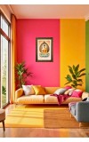 Lord Buddha Big Photo Frame - 20x28 Inches For Home,Temple & Office Decoration (F11145)