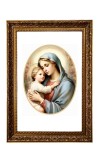 Virgin Mary And Baby Jesus Big Photo Frame - 20x28 Inches For Home,Temple & Office Decoration (F11296)