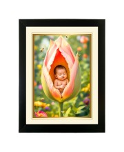 Baby Photo Frame For Pregnant Women (12x16 Inch) ?? Maternity Milestone Memory Frame For Sonogram, Baby Bump & Pregnancy Journey | Keepsake Gift For Mom-to-Be (F12535)