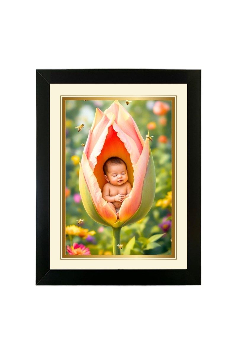 Baby Photo Frame For Pregnant Women (12x16 Inch) ?? Maternity Milestone Memory Frame For Sonogram, Baby Bump & Pregnancy Journey | Keepsake Gift For Mom-to-Be (F12535)