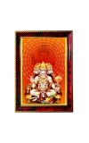 Lord Hanuman Photo Frame For Wall & Table | 7x9 Inch Golden Cherry Finish | Decorative Lord Hanuman Photo Frame For Home, Office & Pooja Room (F11694)