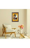 Gautam Buddha Spiritual Guru Digital Photo In Designer Frame, Size 8x12 Inch | Hindu Religious Picture For Home Temple, Office & Gift | Wall Art & Pooja Decor (F10463)