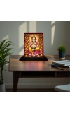 Car Desk/Table Top Lord Ganesha Wooden Photo Stand â€“ 3x4 Inches, Compact & Stylish Spiritual Display For Car, Home & Office (Pack Of 1) (F15161)