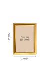Ram Darbar Golden Designer Photo Frame | 14x18 Inch Religious Wall Hanging Frame For Home & Office Decoration | Hindu Deity Spiritual Gift Item