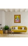 Sri Ramakrishna Paramahamsa Photo Frame 10x14 Inches-Brown Wooden Frame For Home, Office & Temple Decoration And Gifting (F6410)