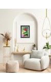 Summer Tanager Photo Wall & Table Frame | 16x20 Inch Black Designer | Perfect For Gifting & Home Decor (F9649)