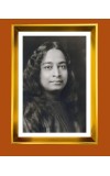 Paramahansa Yogananda. Golden Photo Frame - 10x14 Inches | Elegant Wooden Frame For Home, Office & Temple Decoration | Spiritual Wall & Table Decor and Gift Item