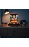 Car Desk/Table Top Shri Veda Vyasa Wooden Photo Stand 3x4 Inches, Compact & Stylish Spiritual Display For Car, Home & Office (Pack Of 1) (F14270)