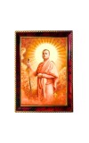 Swami Vivekananda Photo Frame For Wall & Table | 7x9 Inch Golden Cherry Finish | Decorative Swami Vivekananda Photo Frame For Home, Office & Pooja Room (F11731)