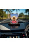 Car Desk/Table Top Maa Laxmi Wooden Photo Stand â€“ 3x4 Inches, Compact & Stylish Spiritual Display For Car, Home & Office (Pack Of 1) (F15134)