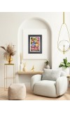 Lovebirds On A Branch Photo Wall & Table Frame | 10x14 Inch Black Designer | Perfect For Gifting & Home Decor (F9630)