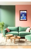 Lord Krishna And Radha Photo Frame For Wall & Table | 7x9 Inch Golden Cherry Finish | Decorative Lord Krishna And Radha Photo Frame For Home, Office & Pooja Room (F11516)