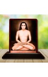 Car Desk/Table Top Mahavatar Babaji Wooden Photo Stand 3x4 Inches, Compact & Stylish Spiritual Display For Car, Home & Office (Pack Of 1) (F14463)