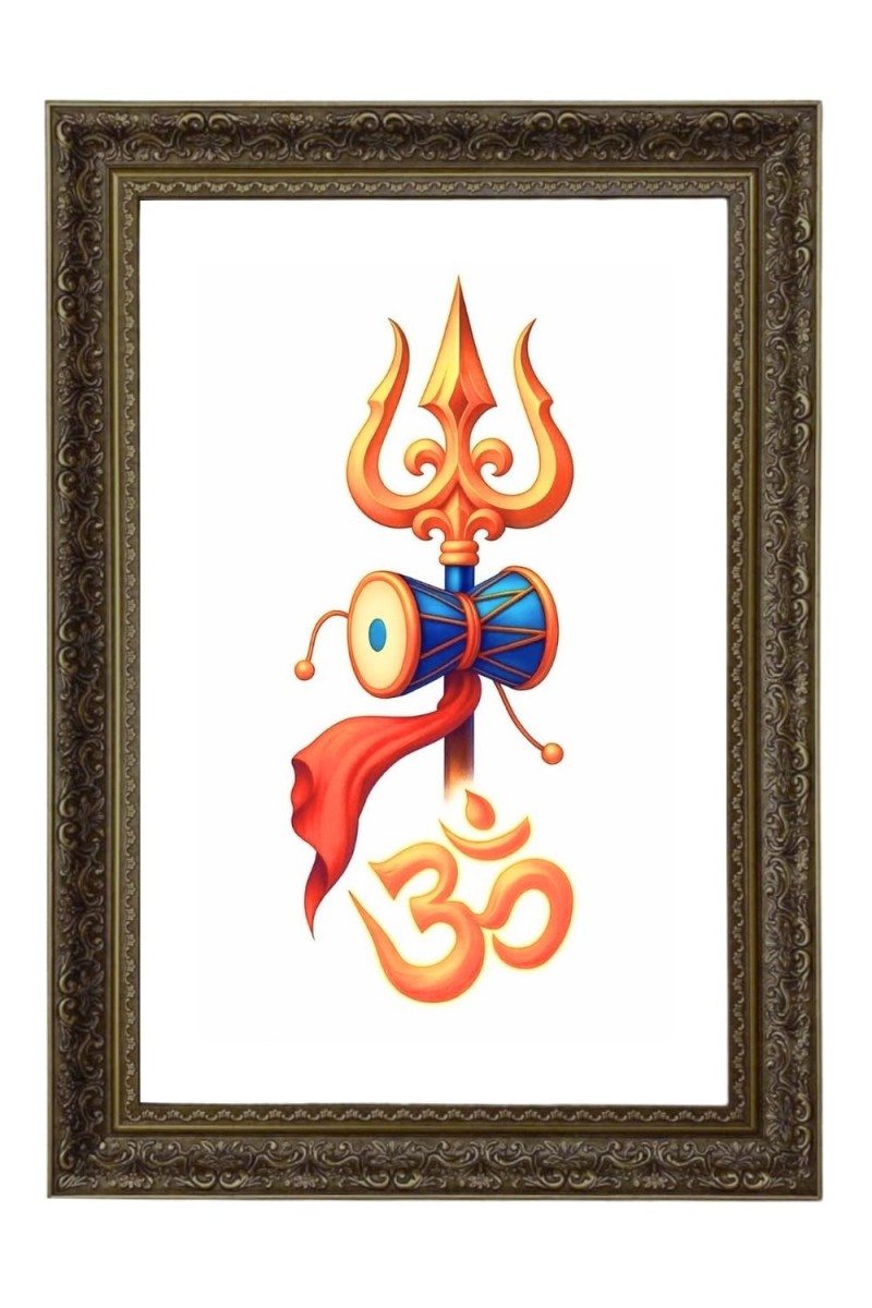 Vertical16X24 Inches Frame Big Photo Frame - 20x28 Inches For Home,Temple & Office Decoration (F11118)