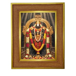 Lord Venkateswara Photo Frame 16x20 Inches-Brown Wooden Frame For Home, Office & Temple Decoration And Gifting (F6274) Lord Venkateswara Photo Frame 16x20 Inches-Brown Wooden Frame For Home, Office & Temple Decoration And Gifting (F6274)