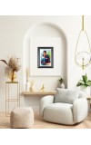 Woman In A Saree Photo Wall & Table Frame | 10x14 Inch Black Designer | Perfect For Gifting & Home Decor (F9659)