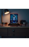 Car Desk/Table Top Lord Shiva Wooden Photo Stand 3x4 Inches, Compact & Stylish Spiritual Display For Car, Home & Office (Pack Of 1) (F14217)