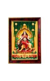 Goddess Maa Durga Photo Frame For Wall & Table | 7x9 Inch Golden Cherry Finish | Decorative Goddess Maa Durga Photo Frame For Home, Office & Pooja Room (F11414)