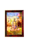 Srila Bhaktisiddhanta Sarasvati Thakura Photo Frame For Wall & Table | 7x9 Inch Golden Cherry Finish | Decorative Srila Bhaktisiddhanta Sarasvati Thakura Photo Frame For Home, Office & Pooja Room (F