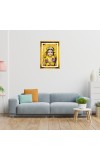 Divine Radha Golden Photo Frame - 10x14 Inches | Elegant Wooden Frame For Home, Office & Temple Decoration | Spiritual Wall & Table Decor And Gift Item (F9801)