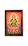 Lakshmi Devi Photo Frame For Wall & Table | 7x9 Inch Golden Cherry Finish | Decorative Lakshmi Devi Photo Frame For Home, Office & Pooja Room (F11718)