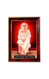 Guru Sri Narayana Photo Frame For Wall & Table | 7x9 Inch Golden Cherry Finish | Decorative Guru Sri Narayana Photo Frame For Home, Office & Pooja Room (F11739)