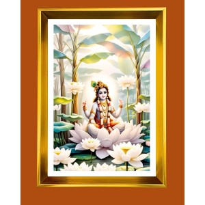 Divine Krishna Golden Photo Frame - 18x22 Inches | Elegant Wooden Frame For Home, Office & Temple Decoration | Spiritual Wall & Table Decor And Gift Item (F9921) Divine Krishna Golden Photo Frame - 18x22 Inches | Elegant Wooden Frame For Home, Office & Temple Decoration | Spiritual Wall & Table Decor And Gift Item (F9921)