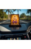 Car Desk/Table Top Lord Ganesha Wooden Photo Stand 3x4 Inches, Compact & Stylish Spiritual Display For Car, Home & Office (Pack Of 1) (F14513)