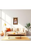 Goddess Saraswathi Digital Golden Balck Color Photo Frame | Hindu Religious Wall Decor | 10x16 Inches - Inspirational Wall Art For Office, Home Decor - Ideal Spiritual Gift (F16667)