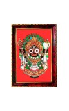 God Jagannath Photo Frame For Wall & Table | 7x9 Inch Golden Cherry Finish | Decorative God Jagannath Photo Frame For Home, Office & Pooja Room (F11334)