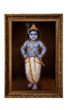 Little Krishna Big Photo Frame - 20x28 Inches For Home,Temple & Office Decoration (F11200)