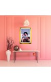 Osho Golden Photo Frame - 10x14 Inches | Elegant Wooden Frame For Home, Office & Temple Decoration | Spiritual Wall & Table Decor And Gift Item (F9678)