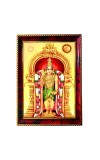 Lord Murugan Photo Frame For Wall & Table | 7x9 Inch Golden Cherry Finish | Decorative Lord Murugan Photo Frame For Home, Office & Pooja Room (F11356)