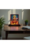 Car Desk/Table Top Maa Laxmi Wooden Photo Stand â€“ 3x4 Inches, Compact & Stylish Spiritual Display For Car, Home & Office (Pack Of 1) (F15079)