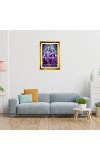 Divine Krishna And Radha Golden Photo Frame - 10x14 Inches | Elegant Wooden Frame For Home, Office & Temple Decoration | Spiritual Wall & Table Decor and Gift Item