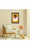 Mata Amritanandamayi Spiritual Guru Digital Photo In Designer Frame, Size 8x12 Inch | Hindu Religious Picture For Home Temple, Office & Gift | Wall Art & Pooja Decor (F10466)