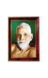 Ramanaa Maharshi Photo Frame For Wall & Table | 7x9 Inch Golden Cherry Finish | Decorative Ramana Maharshi Photo Frame For Home, Office & Pooja Room (F11751)