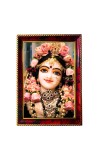 Goddess Radha Rani Photo Frame For Wall & Table | 7x9 Inch Golden Cherry Finish | Decorative Goddess Radha Rani Photo Frame For Home, Office & Pooja Room (F11300)