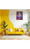 Lord Vishnu Photo Frame Religious Wall & Table Decor Frame | Lord Vishnu Spiritual Photo Frame For Home, Temple & Office | Decorative Hindu God & Goddess Frame (Pack Of 1) (F18018)