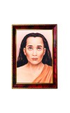 Sri Mahavatar Babaji Photo Frame For Wall & Table | 7x9 Inch Golden Cherry Finish | Decorative Sri Mahavatar Babaji Photo Frame For Home, Office & Pooja Room (F11632)