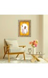 Mata Amritanandamayi Spiritual Guru Digital Photo In Designer Frame, Size 8x12 Inch | Hindu Religious Picture For Home Temple, Office & Gift | Wall Art & Pooja Decor (F10482)